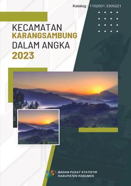 Kecamatan Karangsambung Dalam Angka 2023