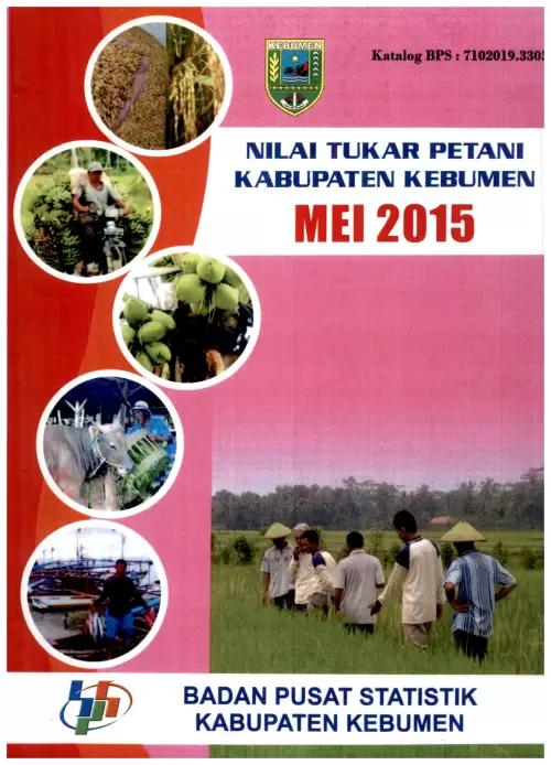 Nilai Tukar Petani Kabupaten Kebumen Mei 2015