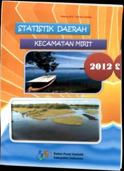 Statistik Daerah Kecamatan Mirit 2012