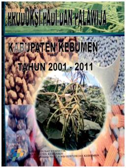 Produksi Padi Dan Palawija Kabupaten Kebumen 2001-2011