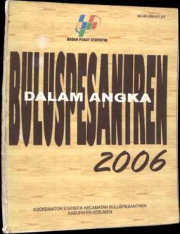 Kecamatan Buluspesantren Dalam Angka 2006