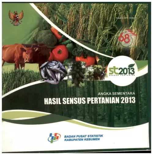 Angka Sementara Hasil Sensus Pertanian 2013