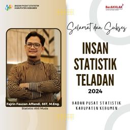 Insan Statistik Teladan (IST) 2024 Kabupaten Kebumen