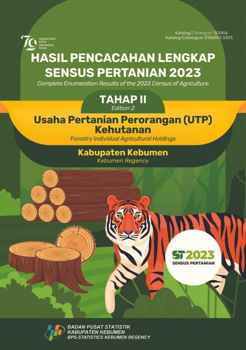 Hasil Pencacahan Lengkap Sensus Pertanian 2023 - Tahap II:  Usaha Pertanian Perorangan (UTP) Kehutanan Kabupaten Kebumen