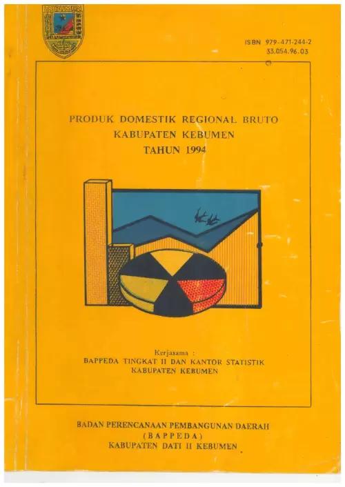 Produk Domestik Bruto Kabupaten Kebumen 1994