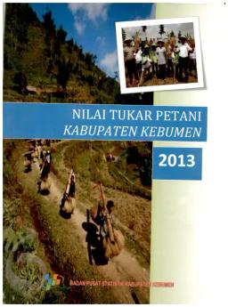 Nilai Tukar Petani Kabupaten Kebumen 2013