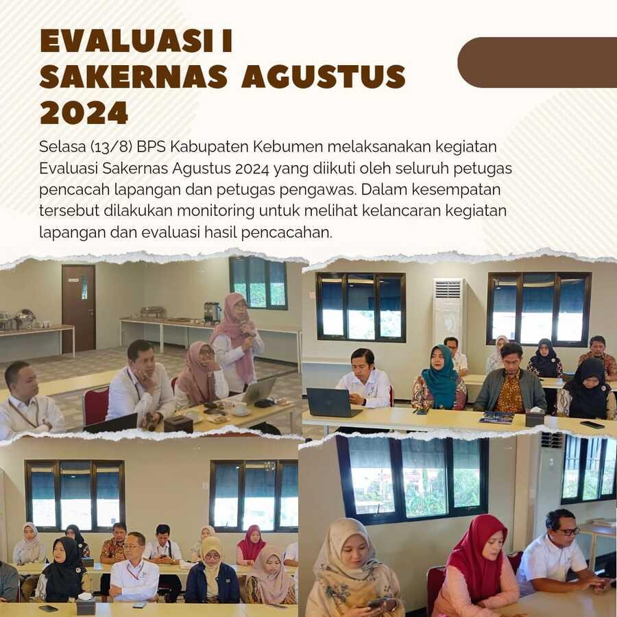 Evaluasi Sakernas Agustus 2024