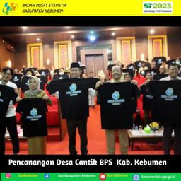 Pencanangan Desa Cantik BPS Kabupaten Kebumen