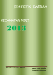 Statistik Daerah Kecamatan Mirit 2013