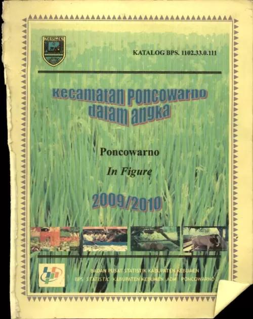 Kecamatan Poncowarno Dalam Angka 2009/2010