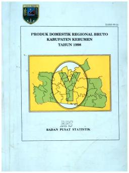 Produk Domestik Regional Bruto Kabupaten Kebumen 1998