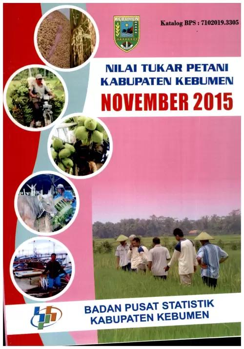 Nilai Tukar Petani Kabupaten Kebumen November 2015