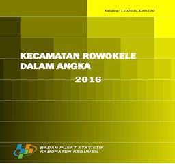 Kecamatan Rowokele Dalam Angka 2016