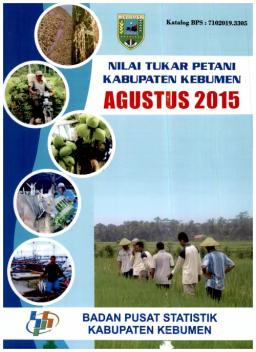 Nilai Tukar Petani Kabupaten Kebumen Agustus 2015