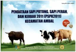 Pendataan Sapi Potong, Sapi Perah, Dan Kerbau 2011 (PSPK2011) Kecamatan Ambal