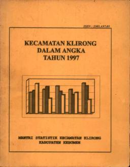 Kecamatan Klirong Dalam Angka Tahun 1997