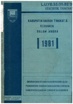 Kebumen Level II Regional Regency In The Framework Of 1981