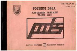 Potensi Desa Kabupaten Kebumen Tahun 1990