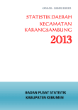 Statistik Daerah Kecamatan Karangsambung 2013