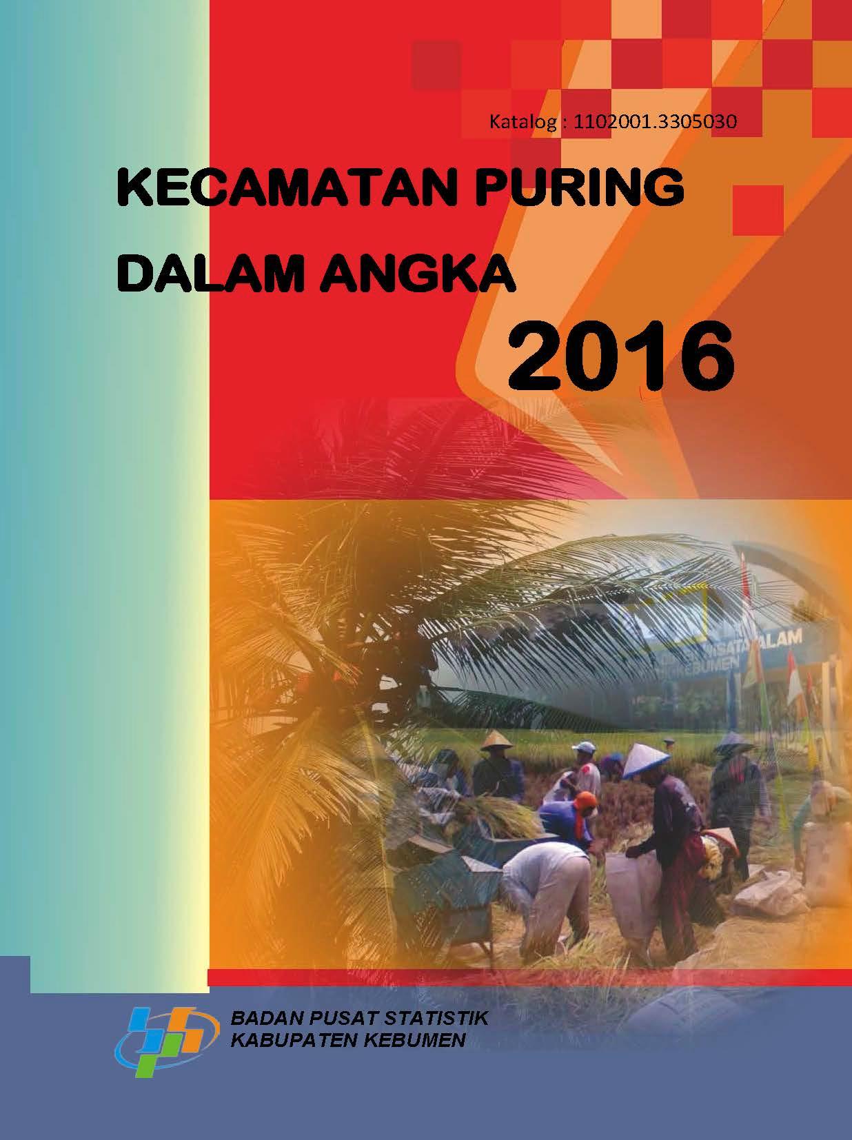 Kecamatan Puring Dalam Angka 2016