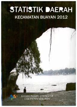 Statistik Daerah Kecamatan Buayan 2012