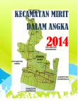 Kecamatan Mirit Dalam Angka 2014