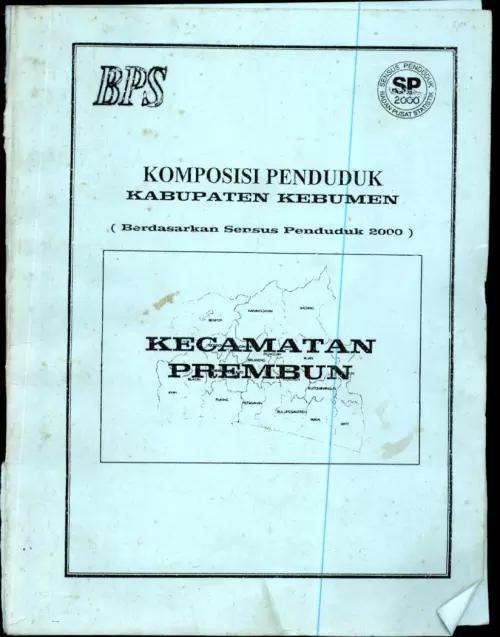 Population Composition of Kebumen Regency, Prembun District (Based on the 2000 Population Census)