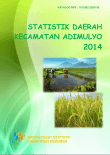 Statistik Daerah Kecamatan Adimulyo 2014