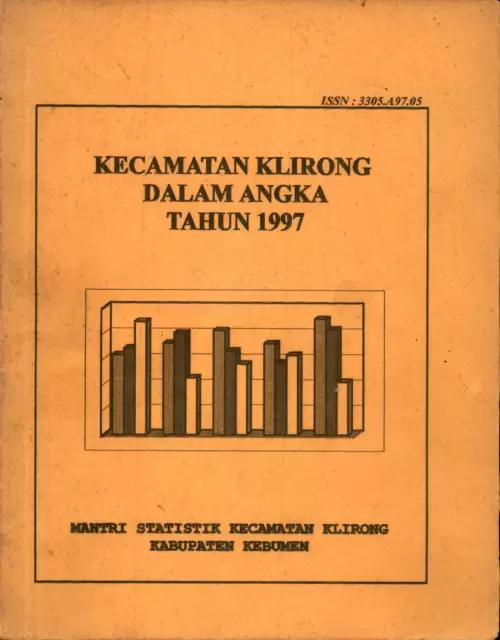 Kecamatan Klirong Dalam Angka Tahun 1997