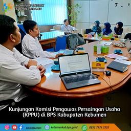 Kunjungan Komisi Pengawas Persaingan Usaha (KPPU) di BPS Kabupaten Kebumen