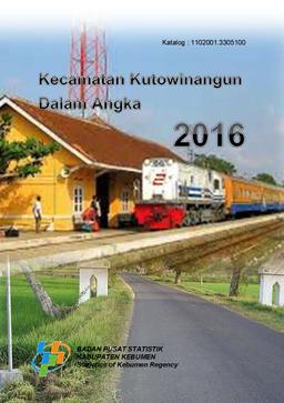 Kecamatan Kutowinangun Dalam Angka 2016