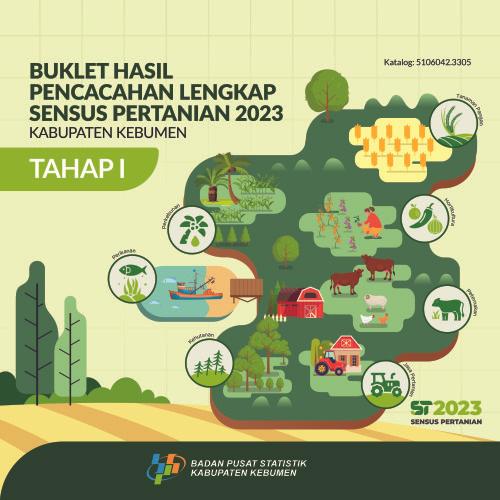 Booklet, Complete Enumeration Results of the 2023 Census of Agriculture - Edition 1 Kebumen Regency