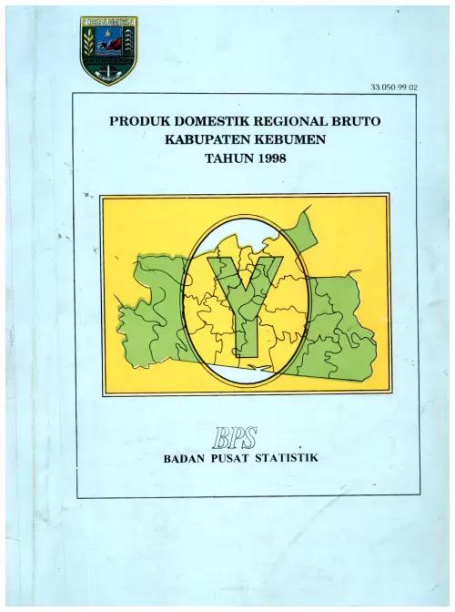 Produk Domestik Regional Bruto Kabupaten Kebumen 1998