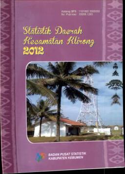 Statistik Daerah Kecamatan Klirong 2012