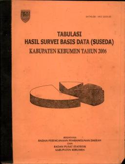 Tabulation Of Database Survey Results For Kebumen Regency 2006