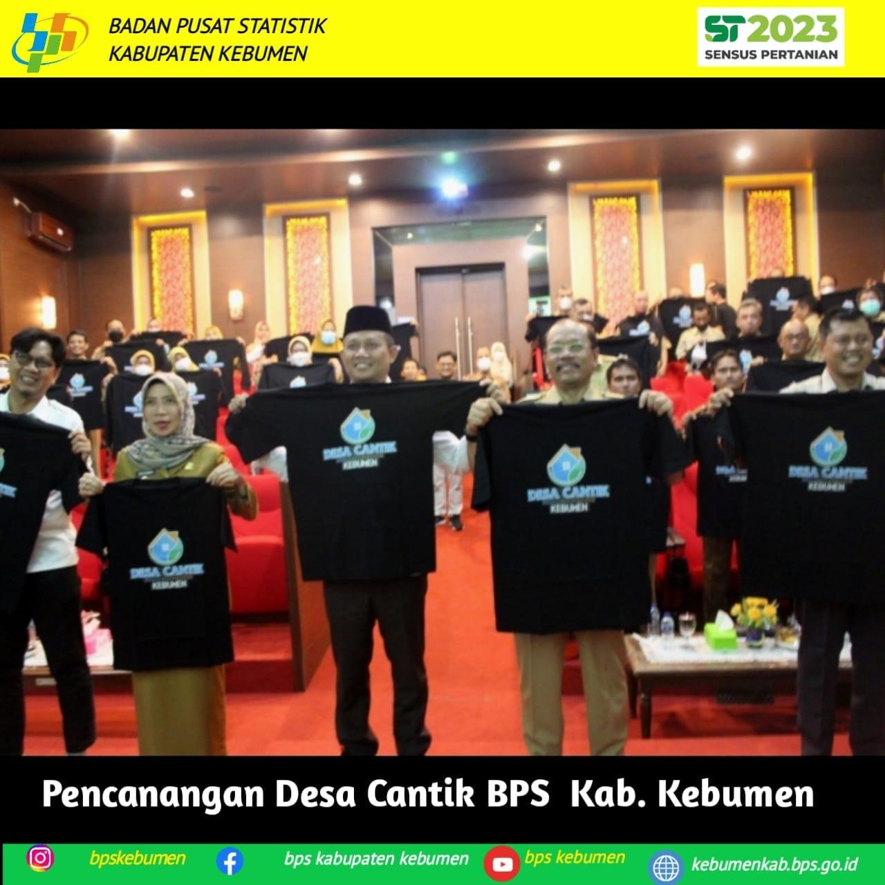 Pencanangan Desa Cantik BPS Kabupaten Kebumen