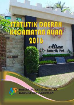 Statistik Daerah Kecamatan Alian 2016