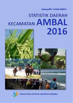 Statistik Daerah Kecamatan Ambal 2016