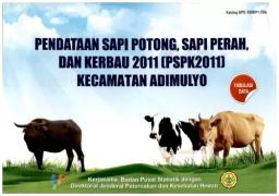 Data Collection On Beef Cattle, Dairy Cattle And Buffalo 2011 Adimulyo District