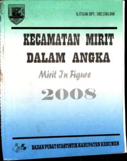 Kecamatan Mirit Dalam Angka 2008