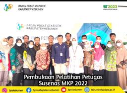 Pelatihan Petugas Susenas MKP September 2022