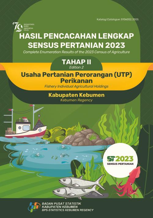 Hasil Pencacahan Lengkap Sensus Pertanian 2023 - Tahap II:  Usaha Pertanian Perorangan (UTP) Perikanan Kabupaten Kebumen