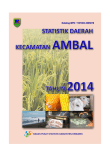 Statistik Daerah Kecamatan Ambal 2014