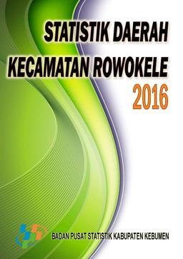 Statistik Daerah Kecamatan Rowokele 2016