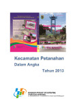 Kecamatan Petanahan Dalam Angka 2013